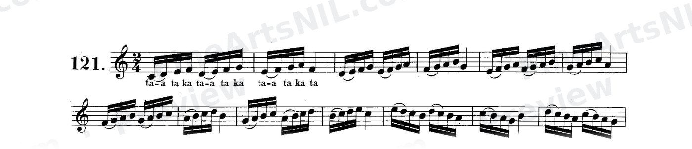 The Slur and Double Tonguing / No. 121