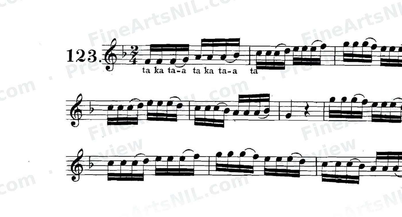 The Slur and Double Tonguing / No. 123