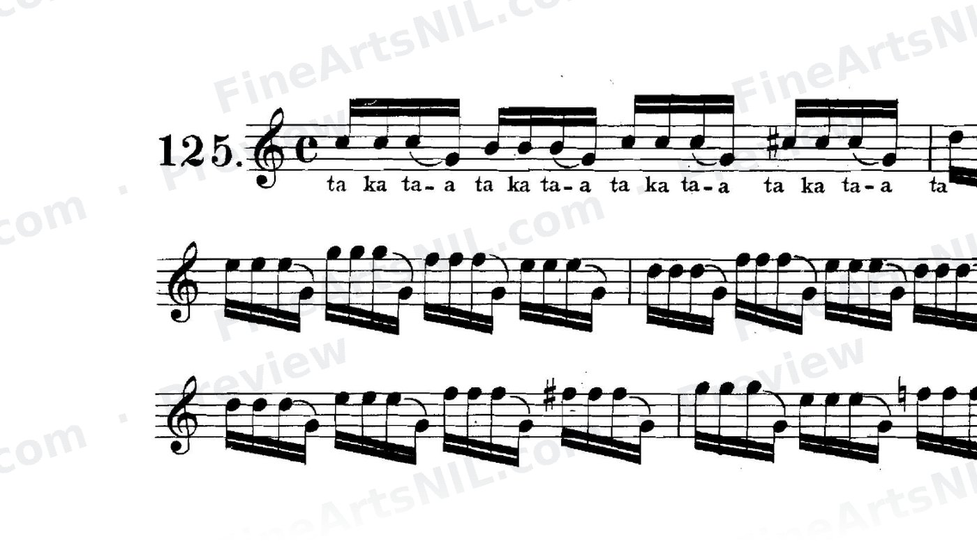 The Slur and Double Tonguing / No. 125