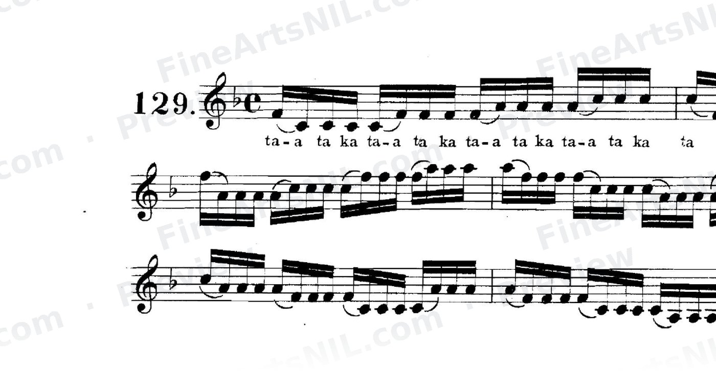 The Slur and Double Tonguing / No. 129