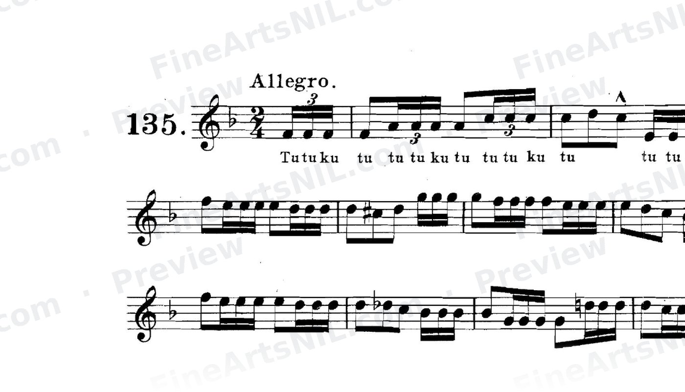 Tonguing as applied to the Trumpet / No. 136