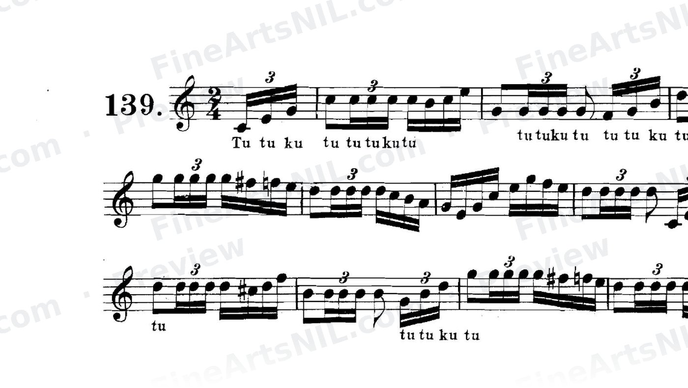 Tonguing as applied to the Trumpet / No. 139