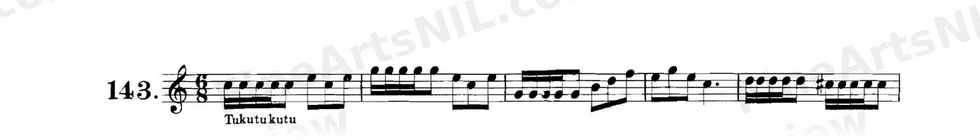 Tonguing as applied to the Trumpet / No. 143