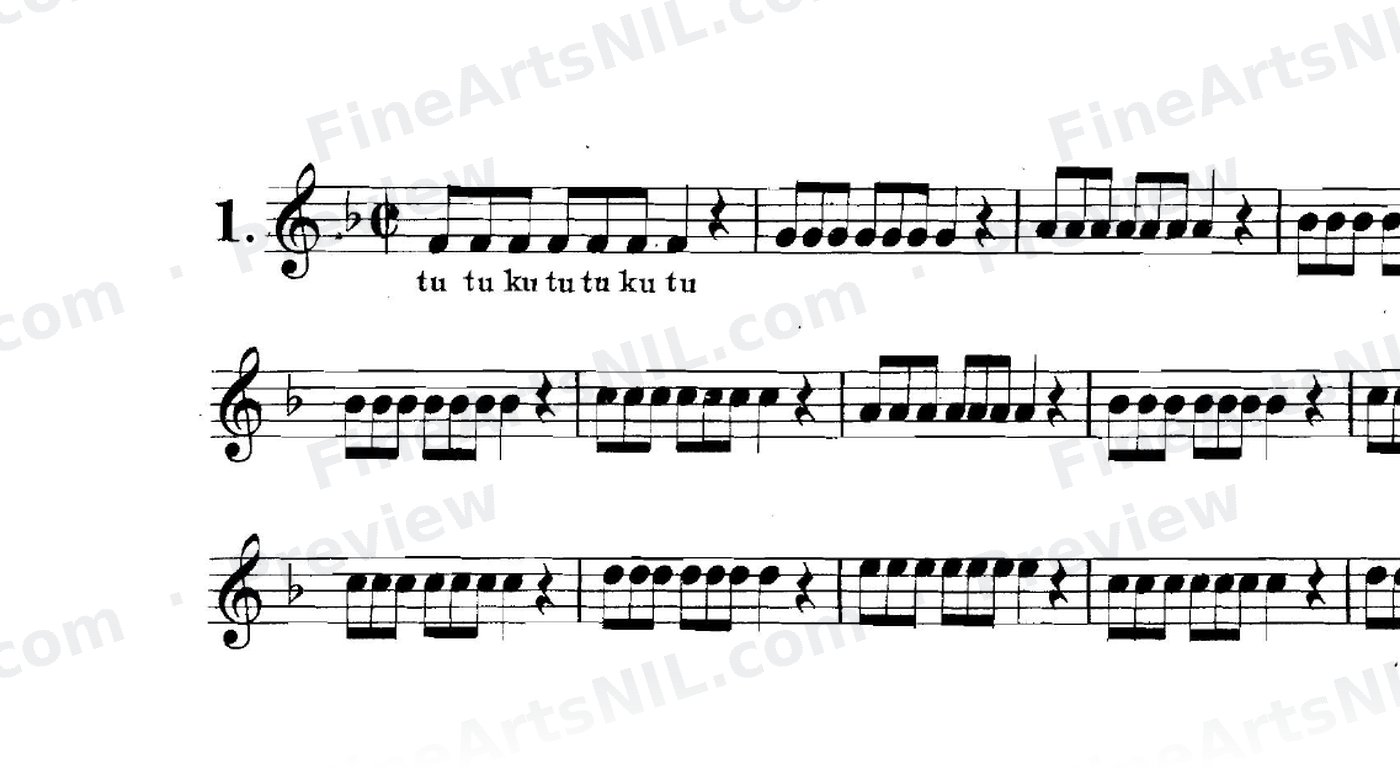 Triple Tonguing / No. 1