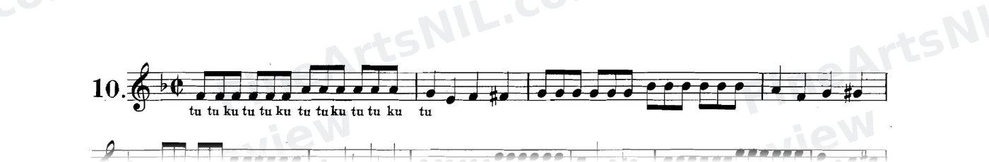 Triple Tonguing / No. 10