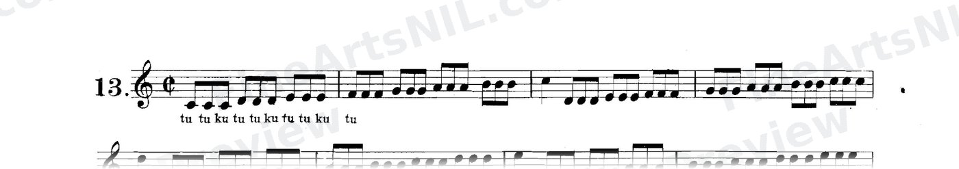 Triple Tonguing / No. 13