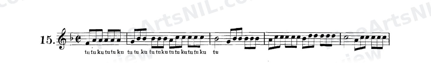 Triple Tonguing / No. 15