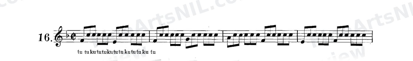 Triple Tonguing / No. 16