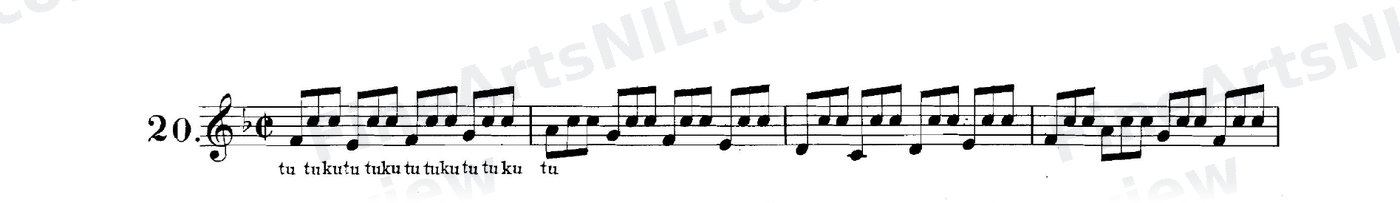 Triple Tonguing / No. 20
