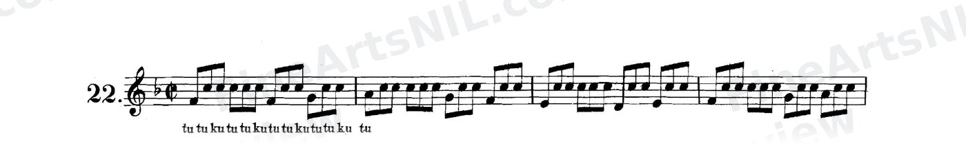 Triple Tonguing / No. 22