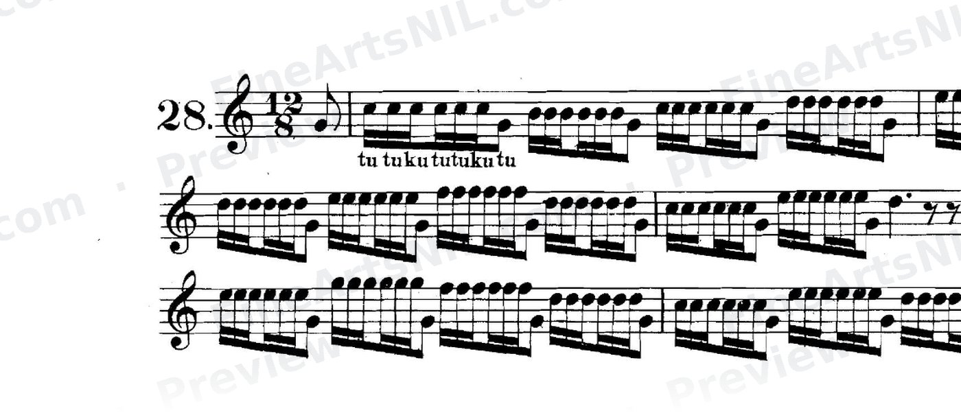 Triple Tonguing / No. 28