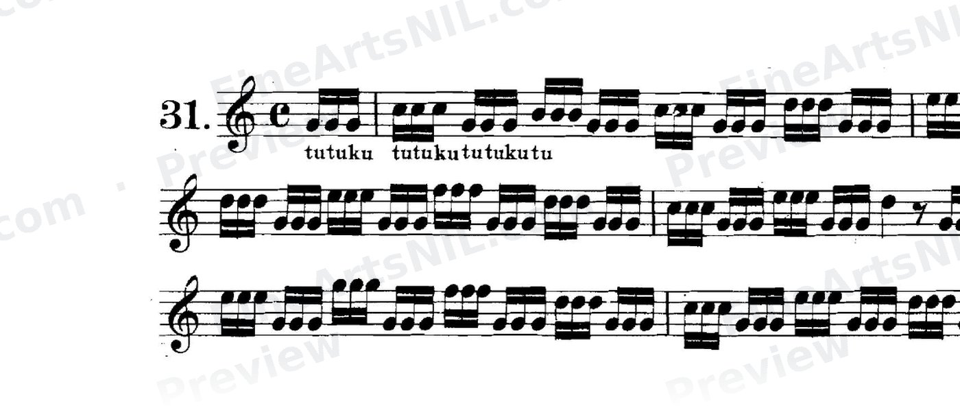 Triple Tonguing / No. 31