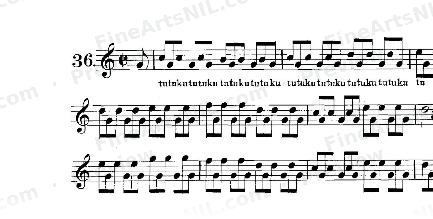 Triple Tonguing / No. 36