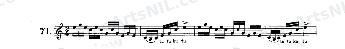 Triple Tonguing / No. 71