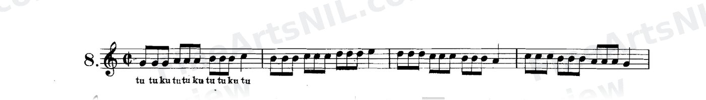 Triple Tonguing / No. 8