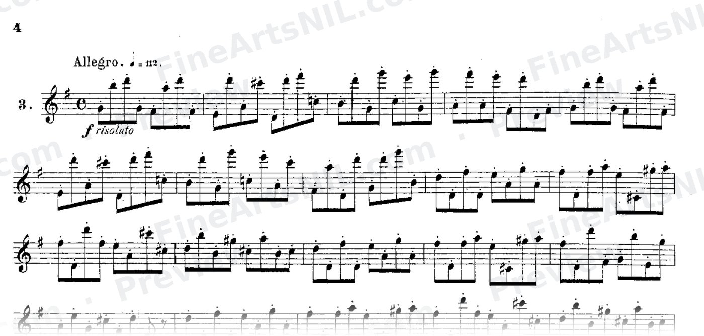 24 Instructive Exercises, Op. 30 / No. 3 / Exercise No. 3