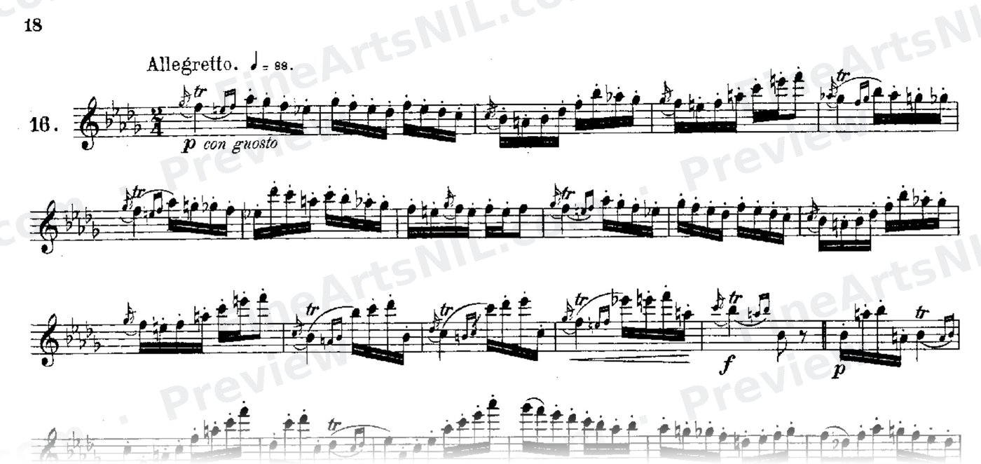 24 Instructive Exercises, Op. 30 / No. 17 / Exercise No. 17