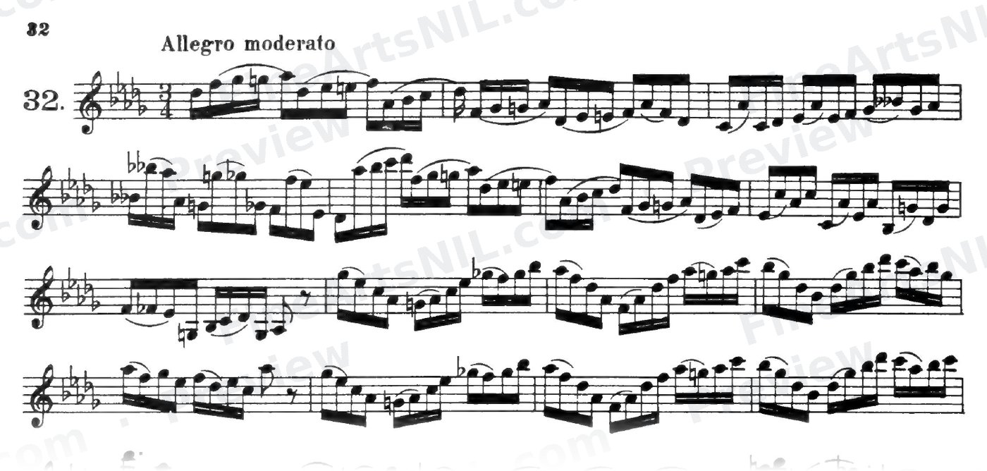 32 Etudes / No. 32 / Etude No. 32