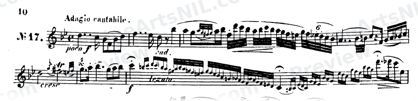 48 Studies, Op. 31 / No. 17 / Study No. 17