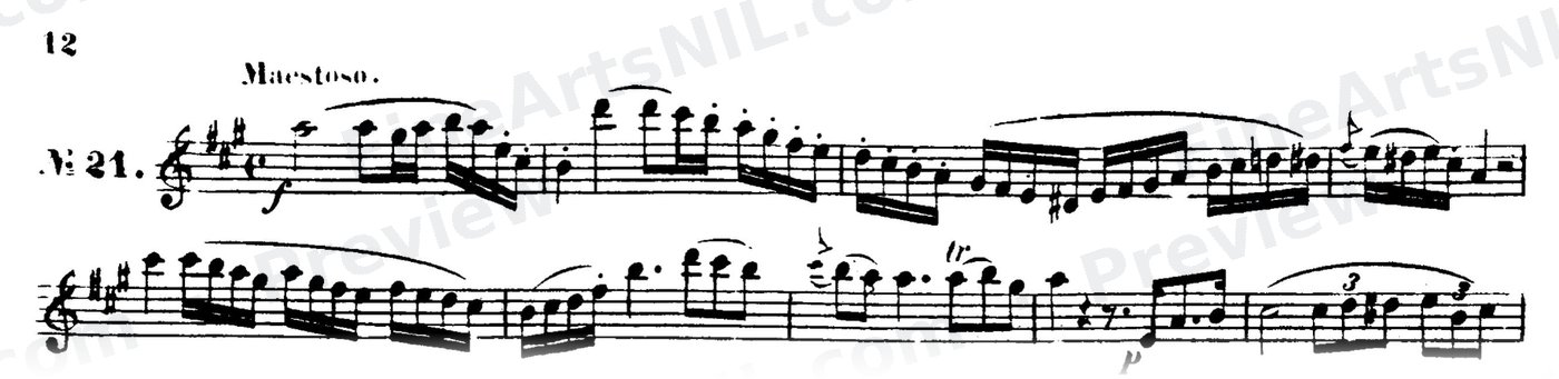 48 Studies, Op. 31 / No. 21 / Study No. 21
