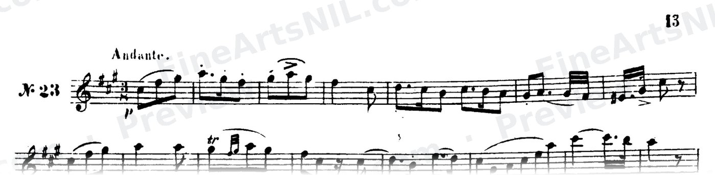 48 Studies, Op. 31 / No. 23 / Study No. 23