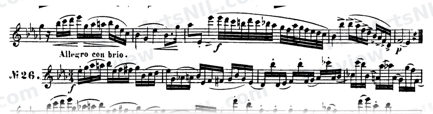 48 Studies, Op. 31 / No. 26 / Study No. 26