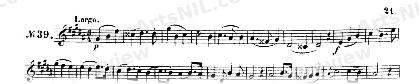 48 Studies, Op. 31 / No. 39 / Study No. 39