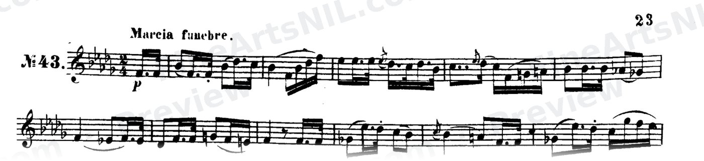 48 Studies, Op. 31 / No. 43 / Study No. 43