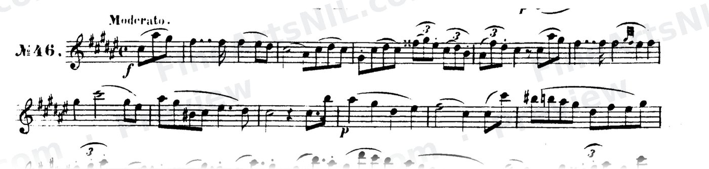 48 Studies, Op. 31 / No. 46 / Study No. 46