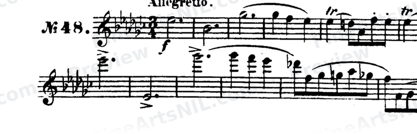 48 Studies, Op. 31 / No. 48 / Study No. 48