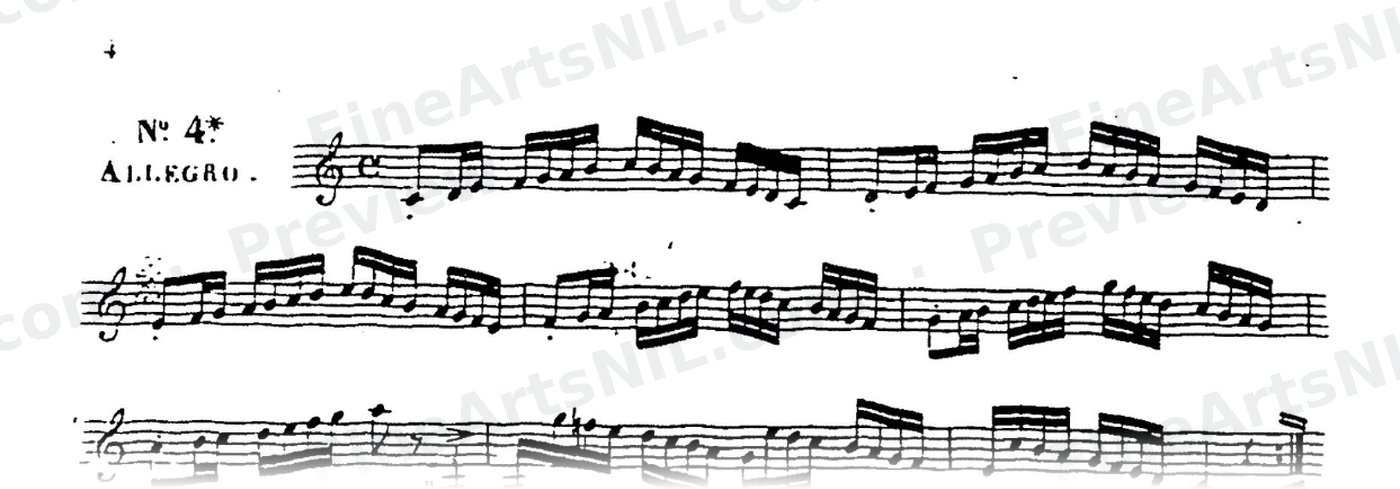 60 Selected Studies, Op. 6 Book I / No. 4 / Study No. 4
