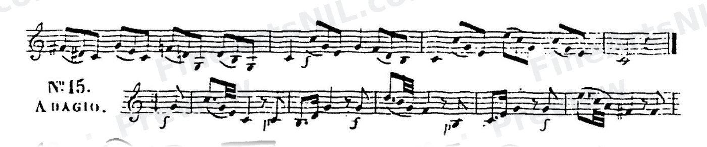 60 Selected Studies, Op. 6 Book I / No. 15 / Study No. 15