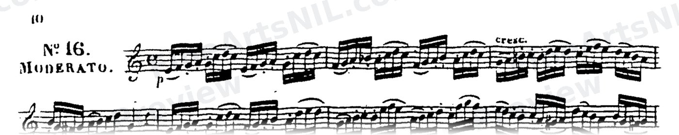 60 Selected Studies, Op. 6 Book I / No. 16 / Study No. 16
