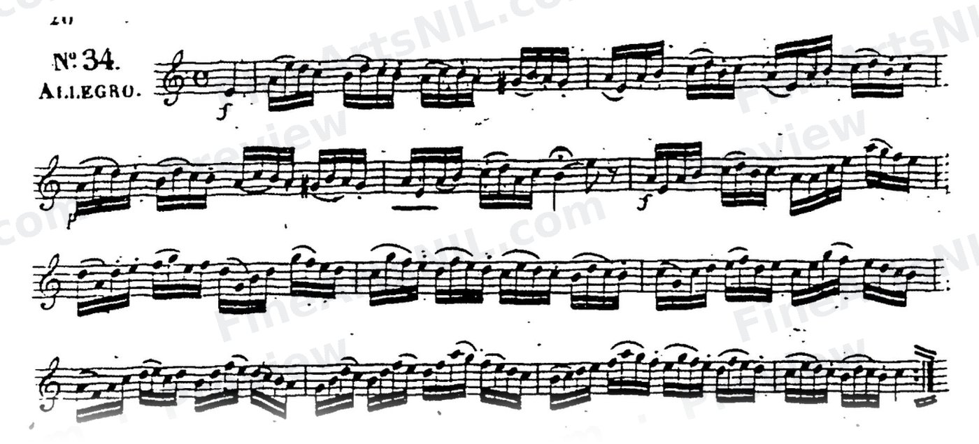 60 Selected Studies, Op. 6 Book I / No. 34 / Study No. 34