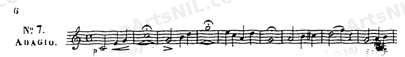 60 Selected Studies, Op. 6 Book I / No. 7 / Study No. 7