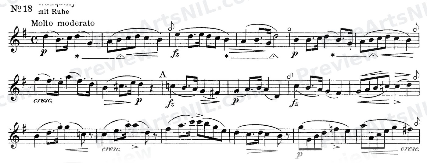 Preparatory Studies (2nd Division, Op. 63) / No. 18 / Preparatory Study No. 18