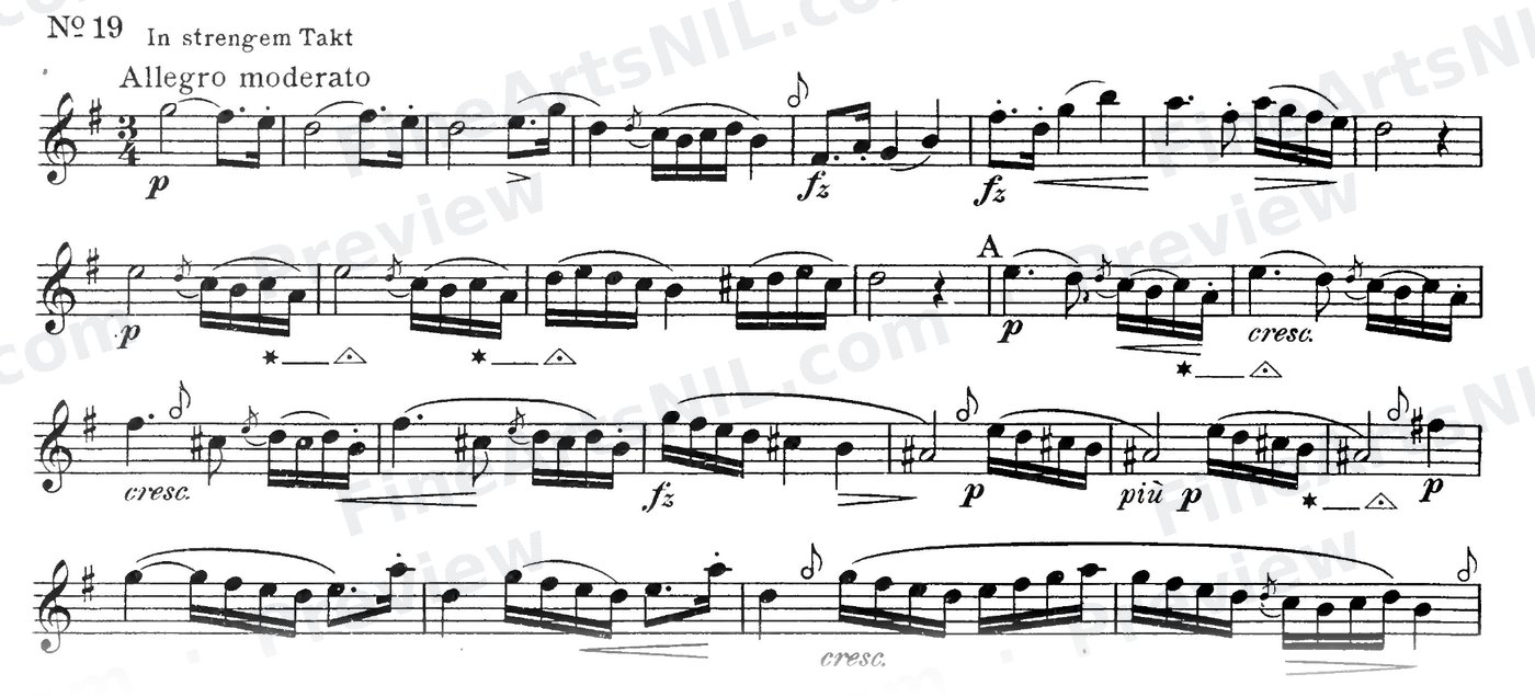 Preparatory Studies (2nd Division, Op. 63) / No. 19 / Preparatory Study No. 19