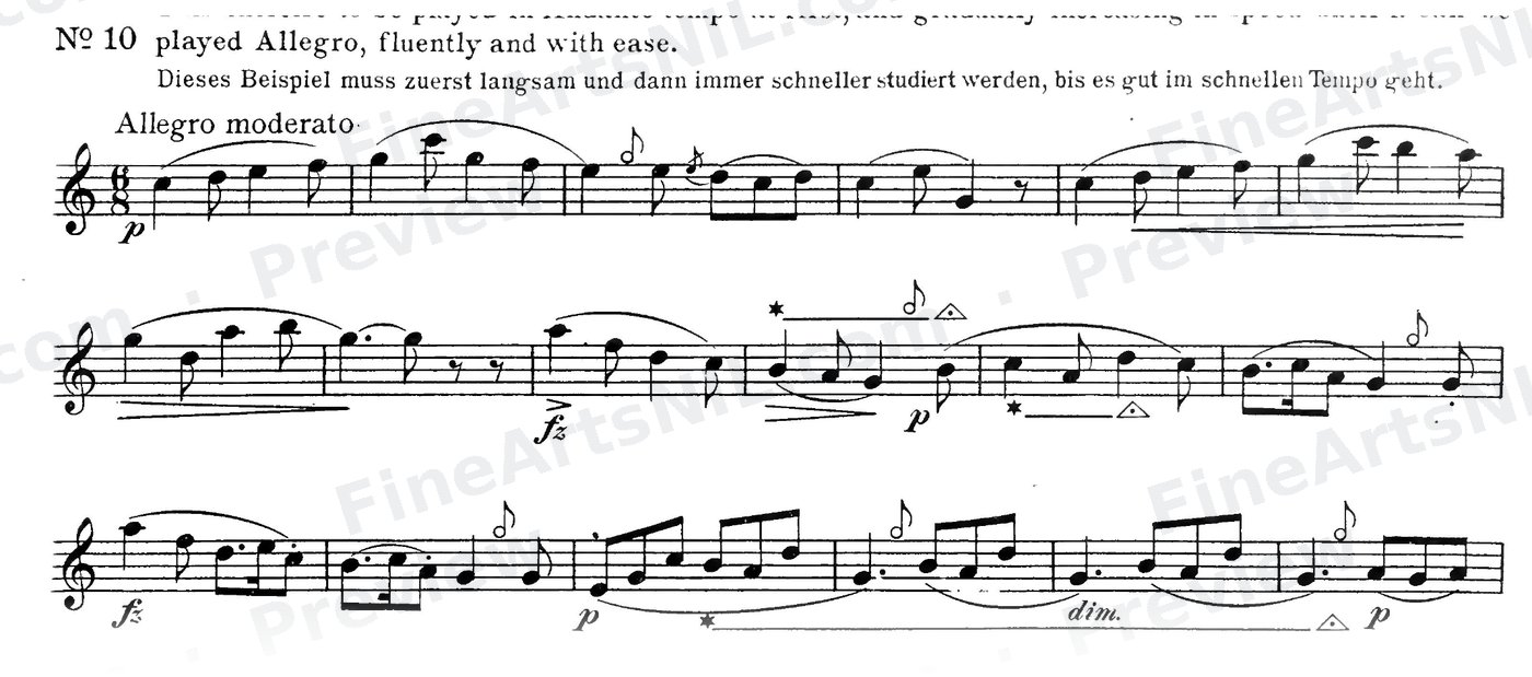 Preparatory Studies (2nd Division, Op. 63) / No. 10 / Preparatory Study No. 10