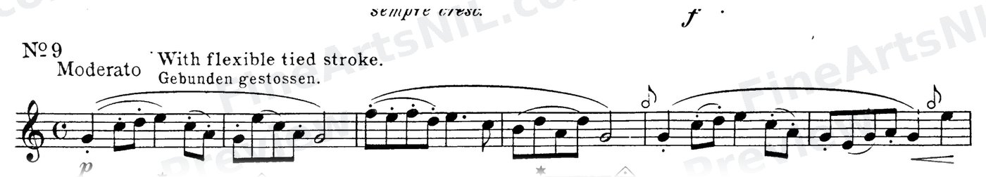 Preparatory Studies (2nd Division, Op. 63) / No. 9 / Preparatory Study No. 9