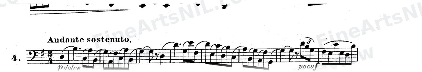 Bassoon Studies, Op. 8 Vol. II / No. 4 / Study No. 4