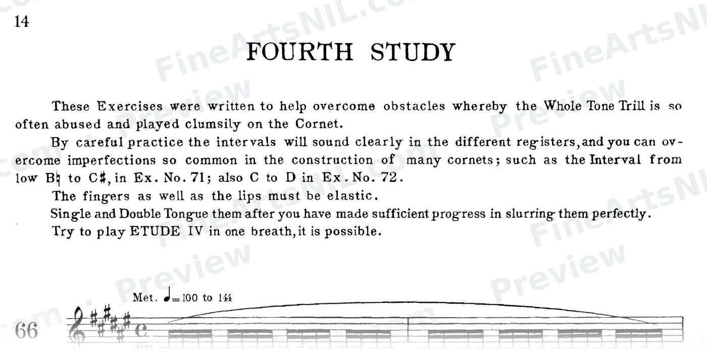 Technical Studies / No. 4 / Fourth Study