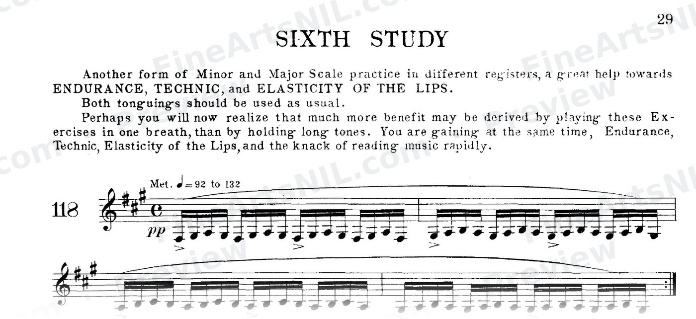 Technical Studies / No. 6 / Sixth Study
