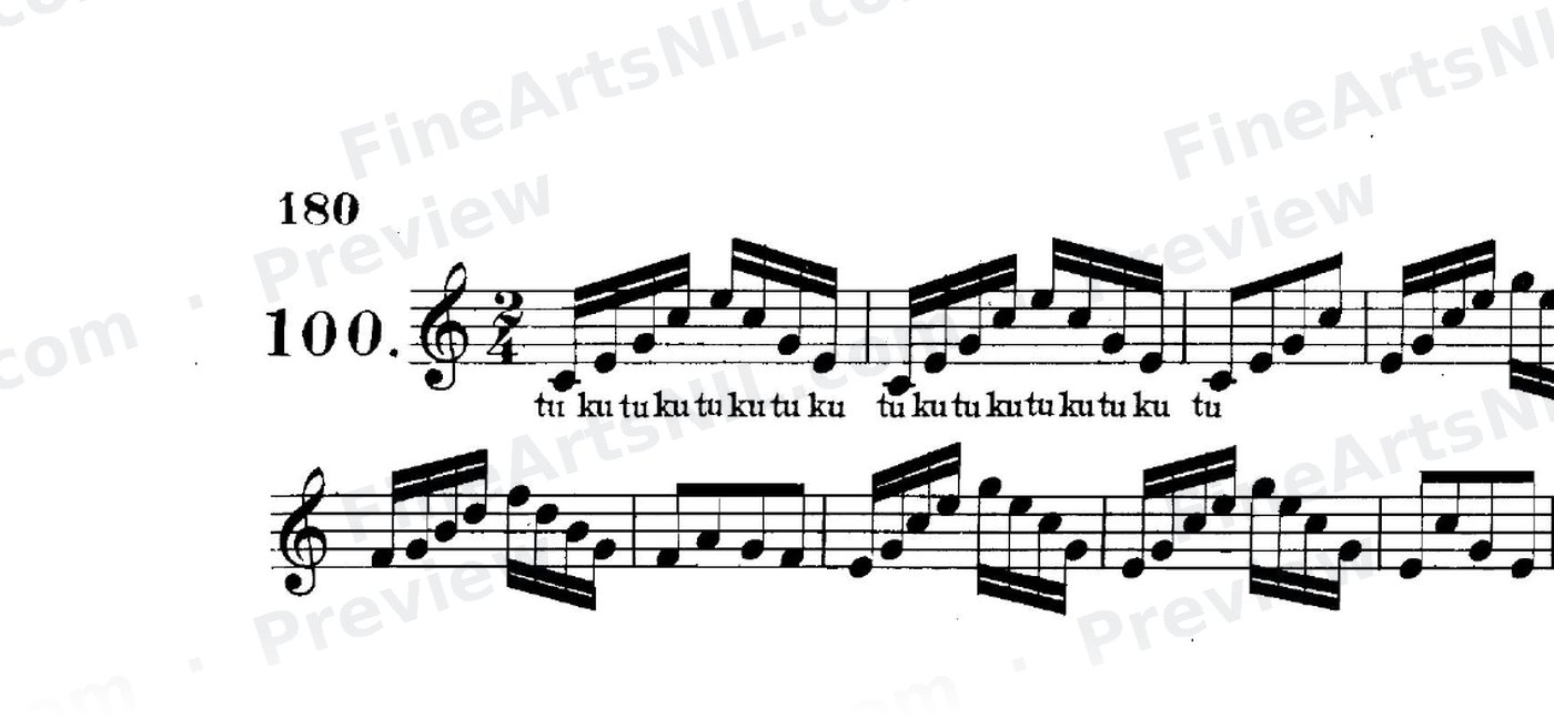 Double Tonguing / No. 100