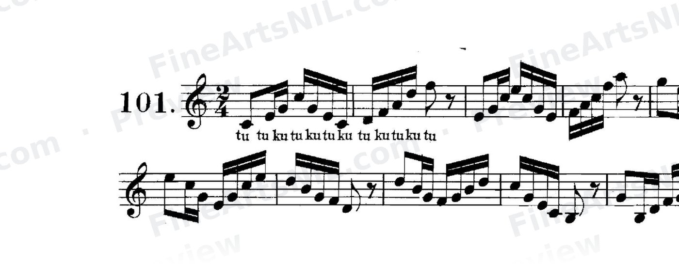 Double Tonguing / No. 101