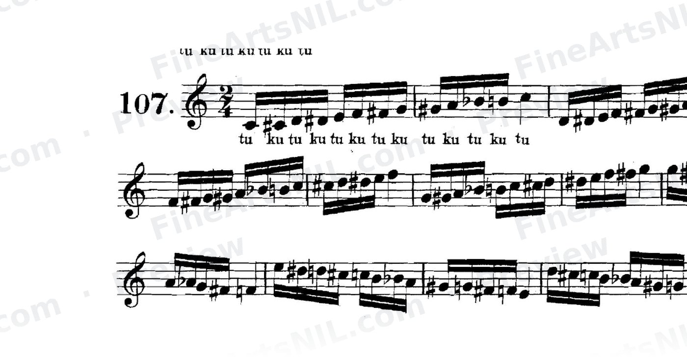 Double Tonguing / No. 107