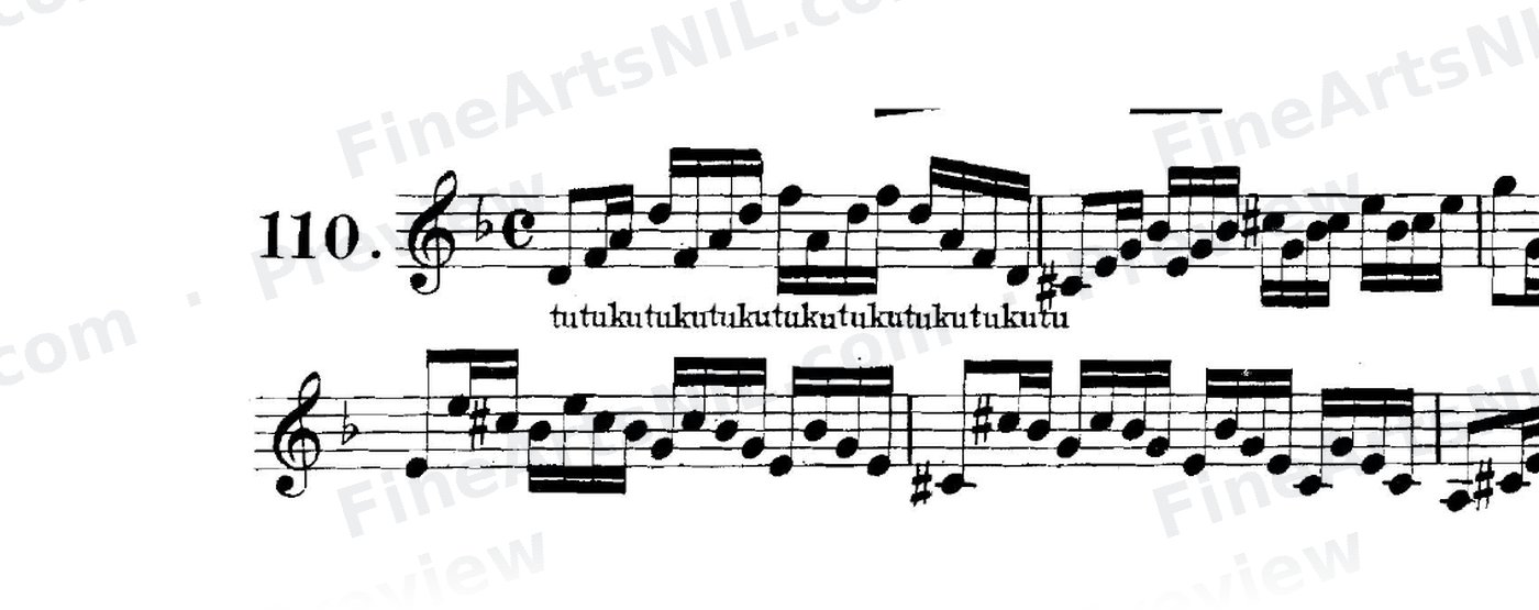 Double Tonguing / No. 110