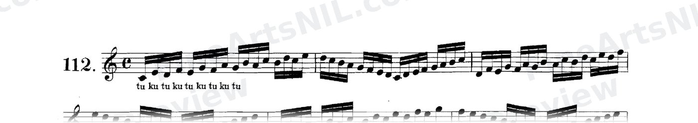 Double Tonguing / No. 112