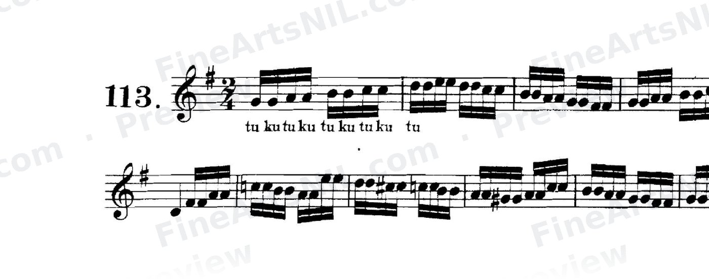 Double Tonguing / No. 113