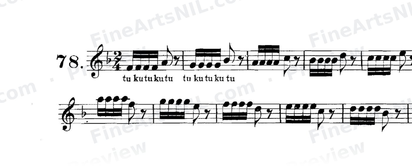 Double Tonguing / No. 78