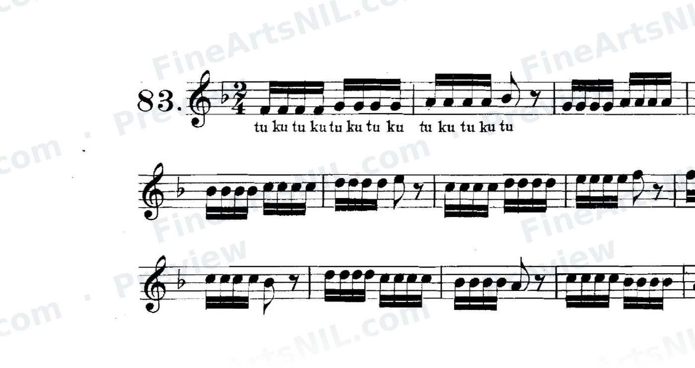 Double Tonguing / No. 83